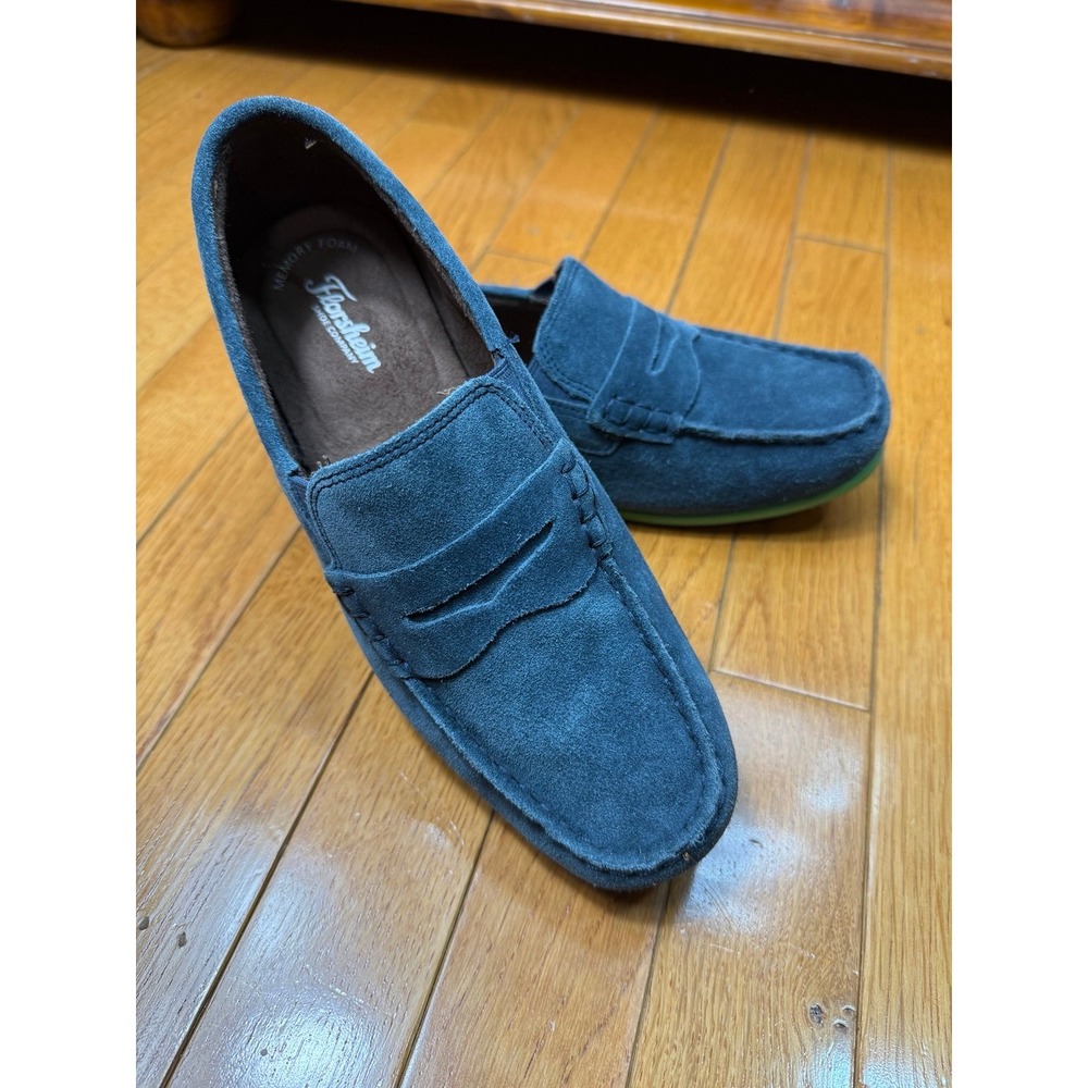 Florsheim Jasper Driver Jr. Suede Penny Loafers Kids‎ 6.5